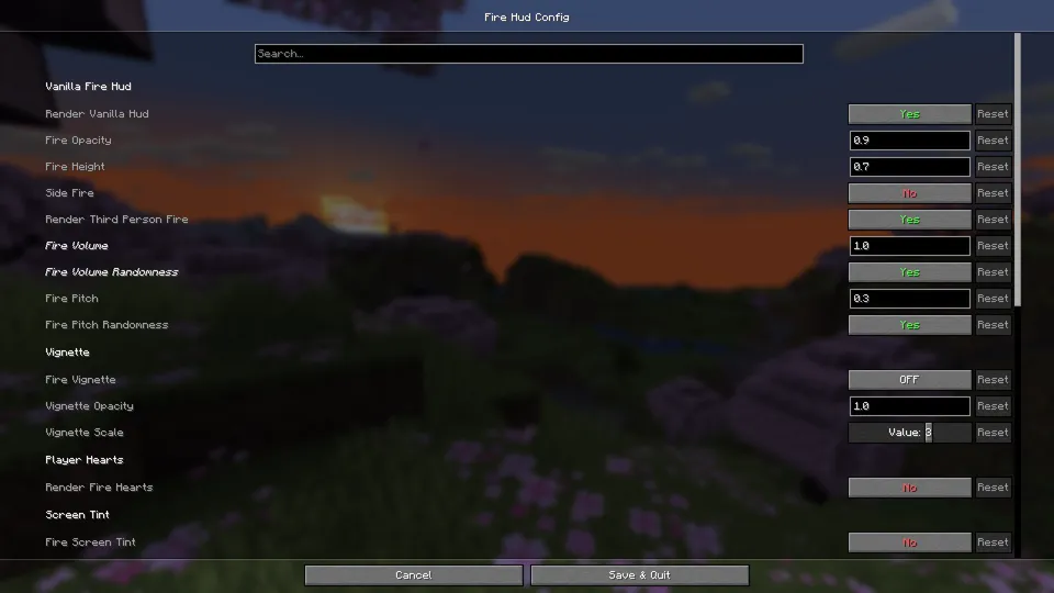 FireHud — Minecraft mod, rasm 6
