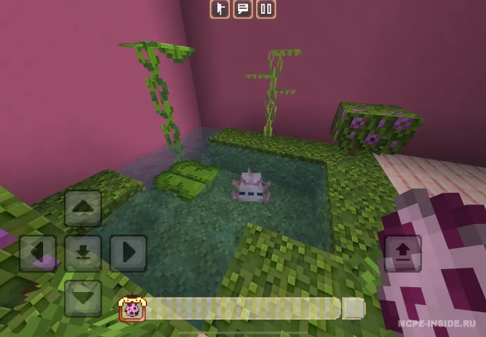 Yoqimli aksolotl — Minecraft mod, rasm 2