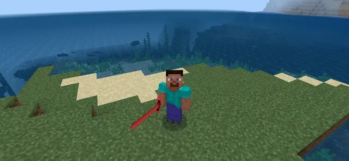 Maxsus 3D qilich — Minecraft mod, rasm 3