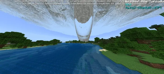 Ob-havo va tornado — Minecraft mod, rasm 2