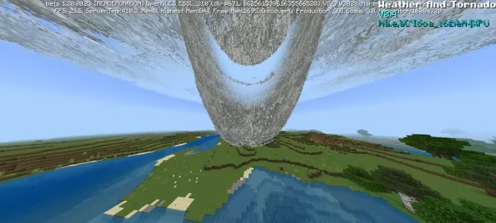 Ob-havo va tornado — Minecraft mod, rasm 3