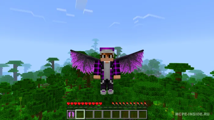Qora ajdarho qanotlari — Minecraft mod, rasm 2