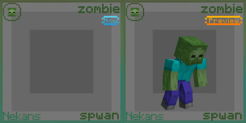 Moblar animatsiyasi — Minecraft mod, rasm 1