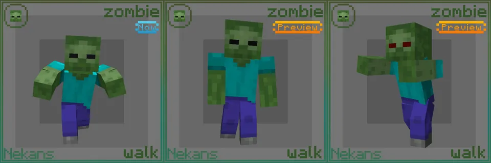 Moblar animatsiyasi — Minecraft mod, rasm 3