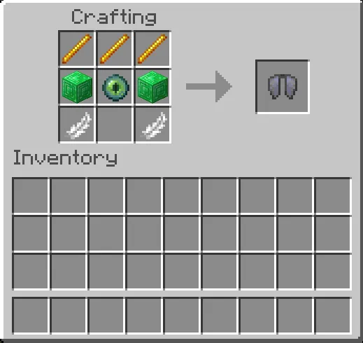 Yasaladigan elitrlar — Minecraft mod, rasm 1