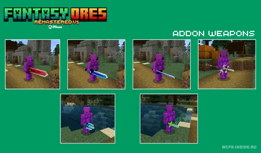 Fentezi rudalar — Minecraft mod, rasm 2
