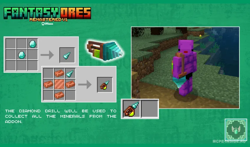 Fentezi rudalar — Minecraft mod, rasm 3