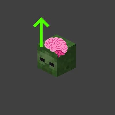 Mobs brain upgrades — Minecraft mod, rasm 1
