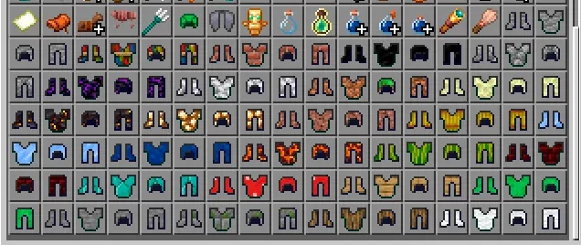 Blokli bronya — Minecraft mod, rasm 1