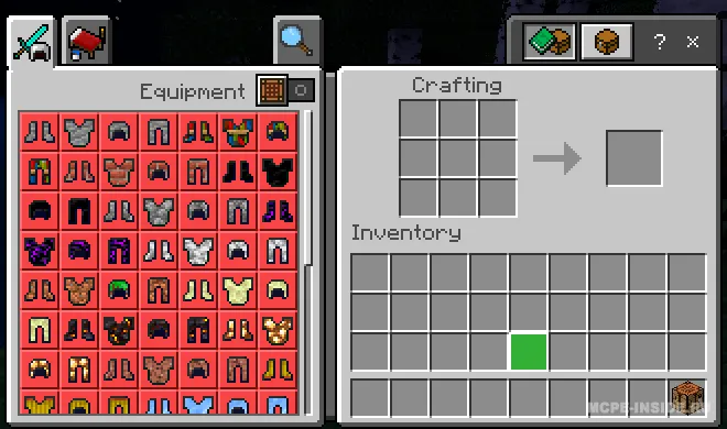 Blokli bronya — Minecraft mod, rasm 2