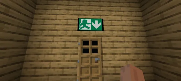 Chiqish belgilari — Minecraft mod, rasm 1