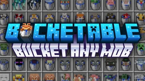 Bucketable — Minecraft mod, rasm 1