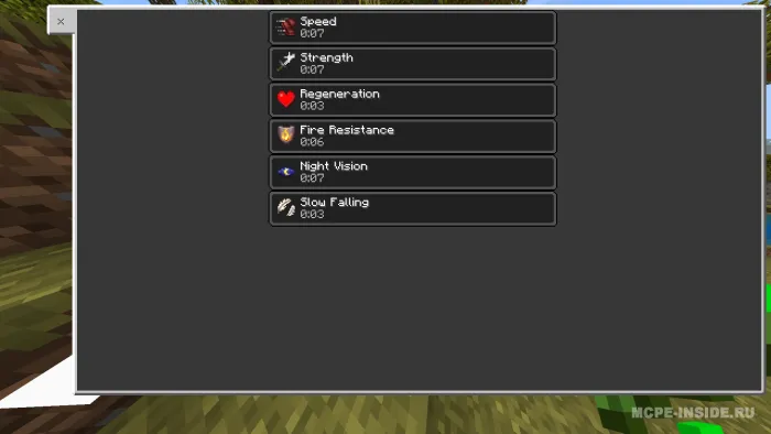 Minecraft, lekin har zarbadan keyin effekt olasiz — Minecraft mod, rasm 3