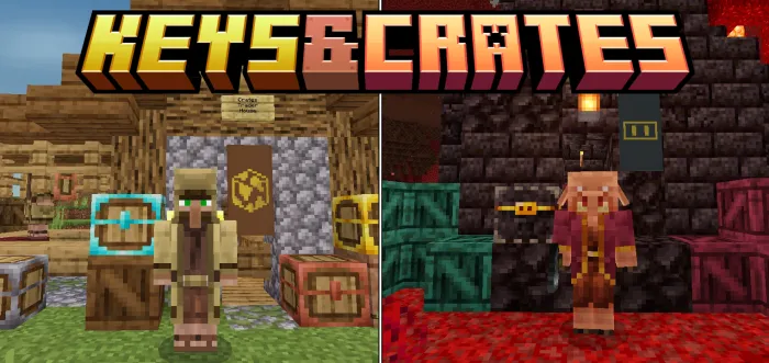 Kalitlar va qutilar — Minecraft mod, rasm 1