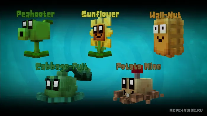Plants vs Zombies 2 — Minecraft mod, rasm 1