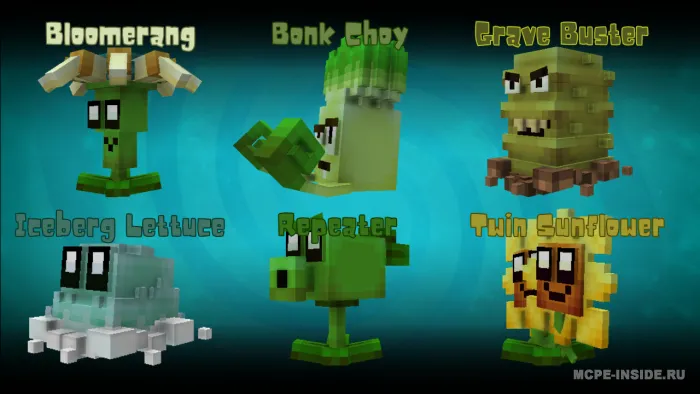 Plants vs Zombies 2 — Minecraft mod, rasm 2