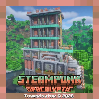Steampunk Apocalyptic Structures — Minecraft mod, rasm 1