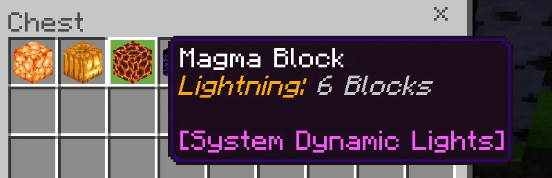 Dinamik yoritish — Minecraft mod, rasm 4
