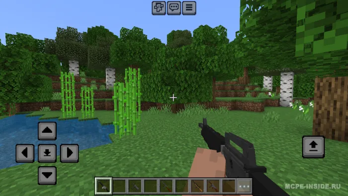 Jangovar qurol — Minecraft mod, rasm 1