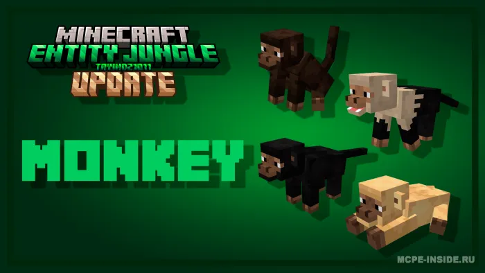 Jungli fauna yangilanishi — Minecraft mod, rasm 2