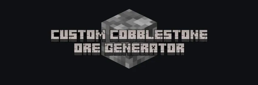 cobblestone generator — Minecraft mod, rasm 1