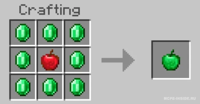 Ko'proq olmalar — Minecraft mod, rasm 1