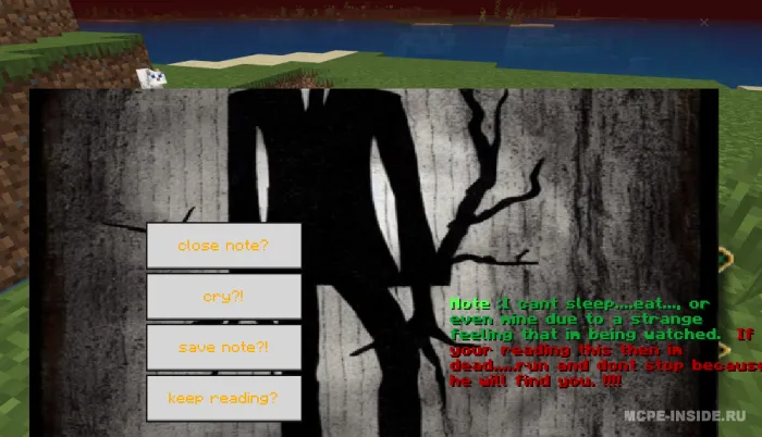 Slender Man: Ov — Minecraft mod, rasm 4