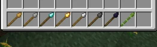 Otma nayzalar — Minecraft mod, rasm 1