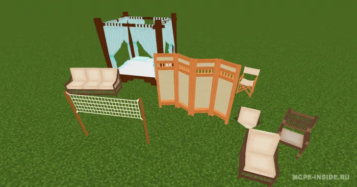 Ekzotik mebellar — Minecraft mod, rasm 3