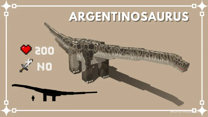 Foydasiz dinozavrlar — Minecraft mod, rasm 3