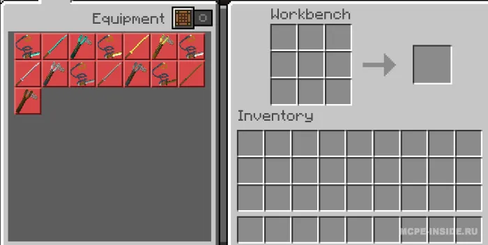 3D qurol va uskunalar — Minecraft mod, rasm 2