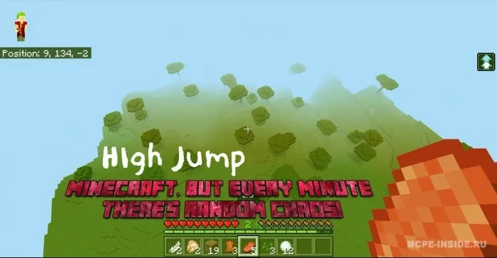 Minecraft, lekin har daqiqada tasodifiy xaos sodir bo'ladi — Minecraft mod, rasm 1