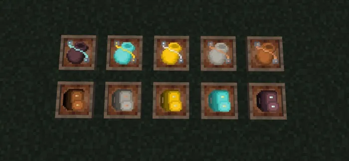 Fantastik sumkalar — Minecraft mod, rasm 4