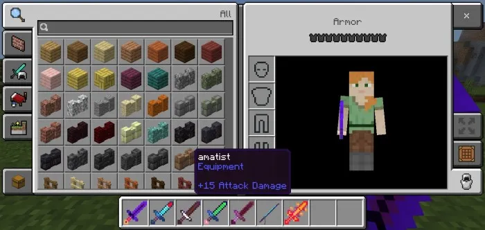 Qurollar — Minecraft mod, rasm 3