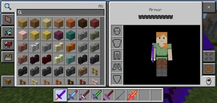 Qurollar — Minecraft mod, rasm 4