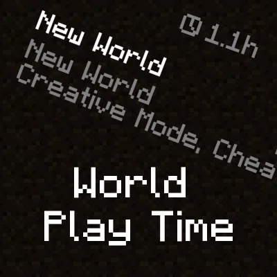 World Play Time — Minecraft mod, rasm 1