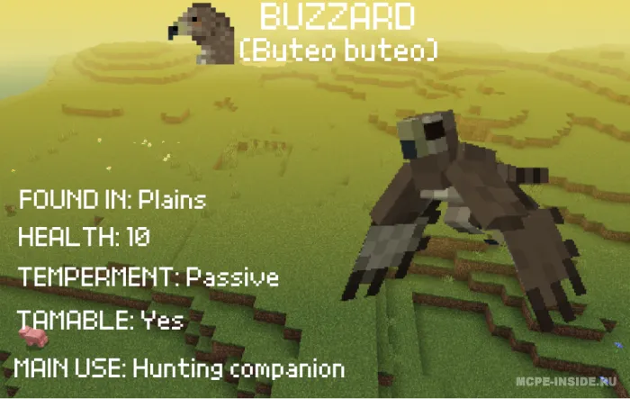 Yovvoyi hayvonlar bestiariysi — Minecraft mod, rasm 1
