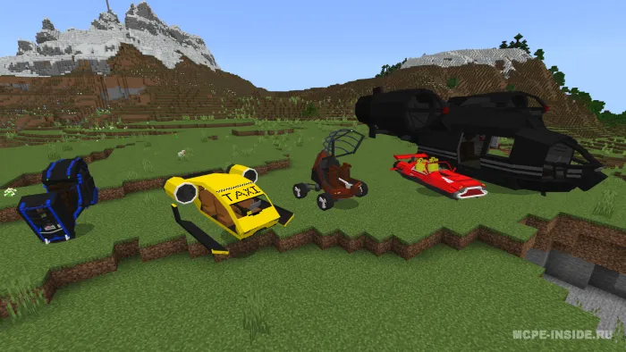 Kelajak avtomobillari — Minecraft mod, rasm 2