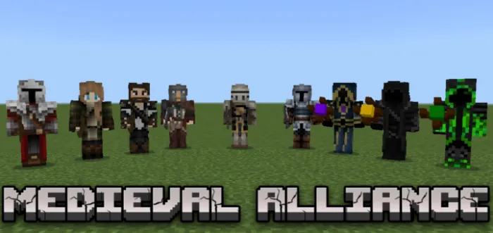 O'rta asr ittifoqi — Minecraft mod, rasm 1