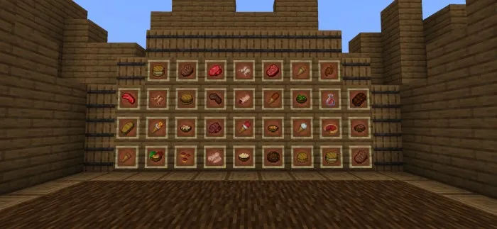 Oziq-ovqat kengaytmasi — Minecraft mod, rasm 1
