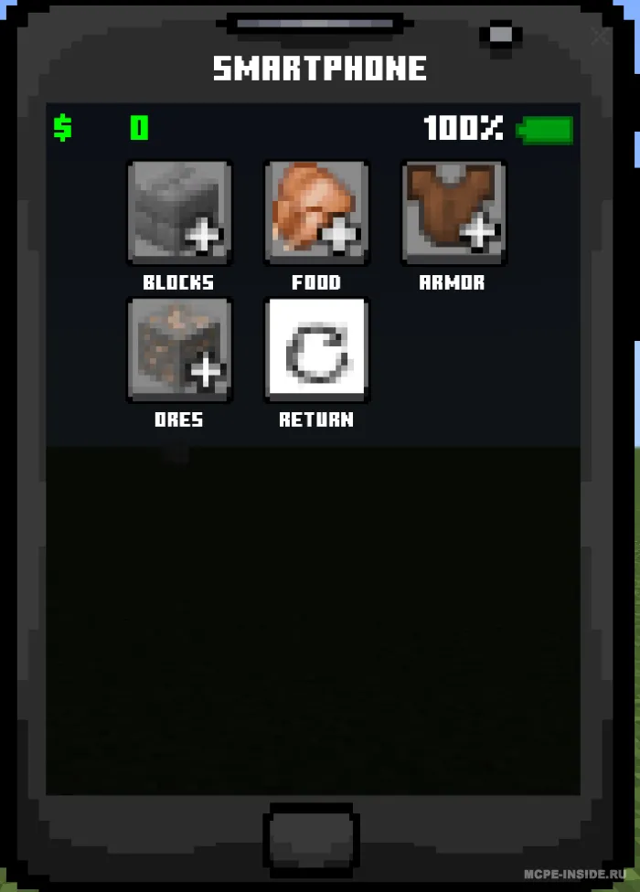 Smartfon — Minecraft mod, rasm 1