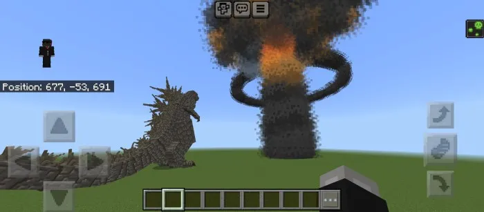 Godzilla Minus One — Minecraft mod, rasm 1