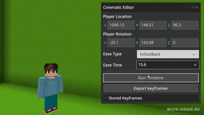 Kinematografik muharrir — Minecraft mod, rasm 3