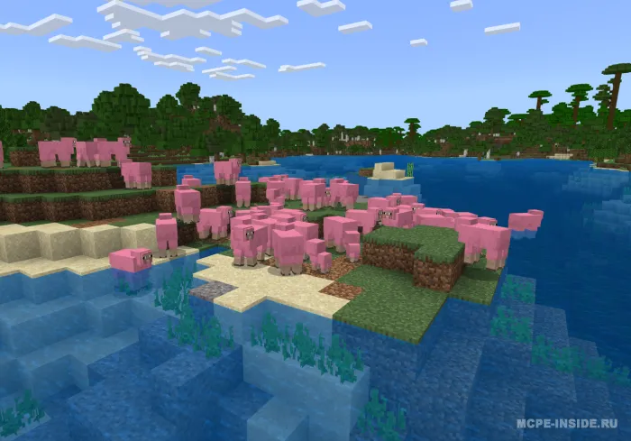 Ko'proq pushti qo'ylar — Minecraft mod, rasm 1