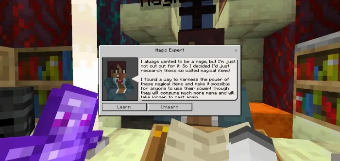 Sehrli qurollar — Minecraft mod, rasm 4