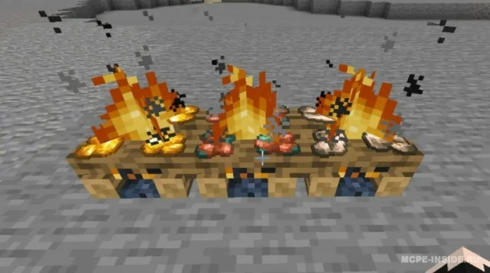 Yaxshilangan gulxanlar — Minecraft mod, rasm 1