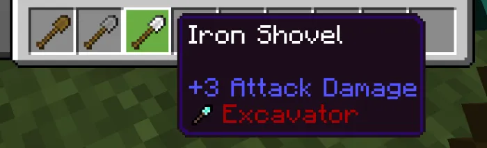 Haqiqiy Ekskavator — Minecraft mod, rasm 2