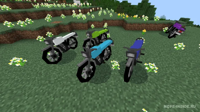 Mototsikllar — Minecraft mod, rasm 2