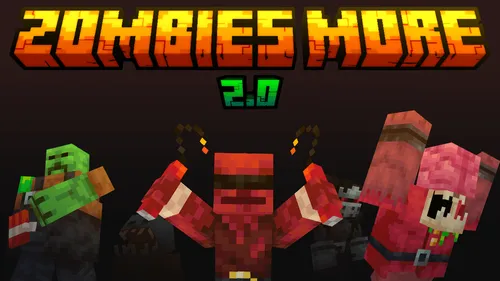 Zombies More — Minecraft mod, rasm 1