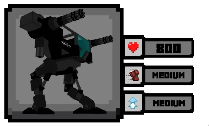 Spartan mecha — Minecraft mod, rasm 1